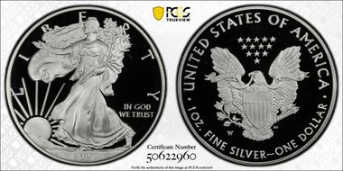 2021-W  $1 Silver Eagle - Type 1 PR69DCAM