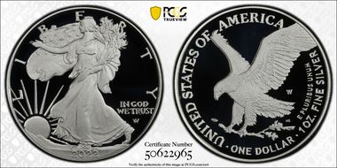 2022-W  $1 Silver Eagle PR70DCAM