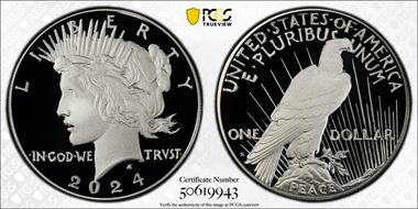 2024-S $1 Peace Dollar First Strike PR69DCAM