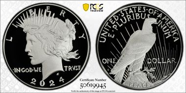 2024-S $1 Peace Dollar First Strike PR70DCAM