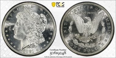 1881-S $1 MS63