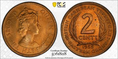 1955 2C MS65RD