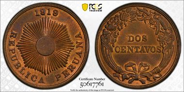 1919 2C KM-A212 MS64RB