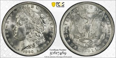 1890-O $1 MS63