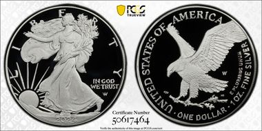 2024-W  $1 Silver Eagle PR70DCAM