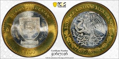 2003-Mo 100 P Yucatan MS64