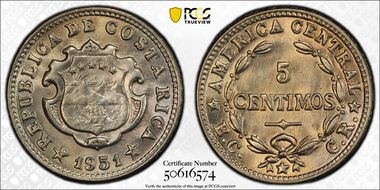1951-BCCR 5C KM-184.1 MS67