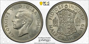 1939 1/2 Cr S-4080 MS64