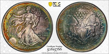 2004 $1 Silver Eagle MS65