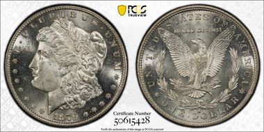 1879-S $1 MS65