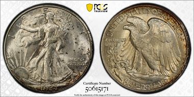 1947-D 50C MS66