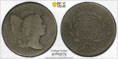 1796 1C Liberty Cap N1BN