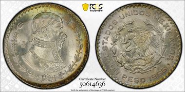 1966-Mo Peso KM-459 MS67