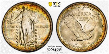1919 25C MS68+ 