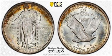 1924 25C MS68+