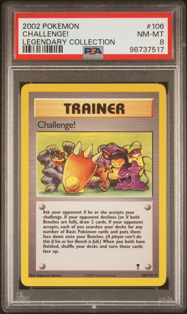 2002 Pokemon #106 Challenge! front