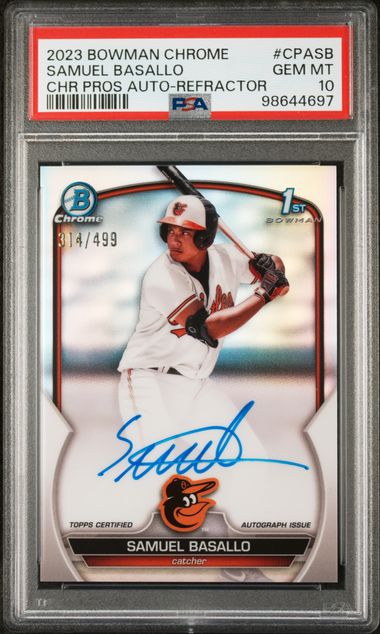 2023 Bowman Bowman Chrome Refractor #CPASB Samuel front