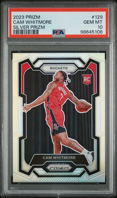 2023 Panini Prizm Silver #129 Cam Whitmore front
