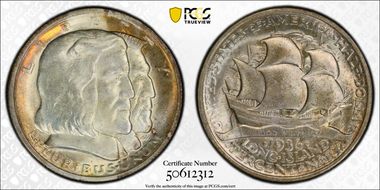 1936 50C Long Island MS66