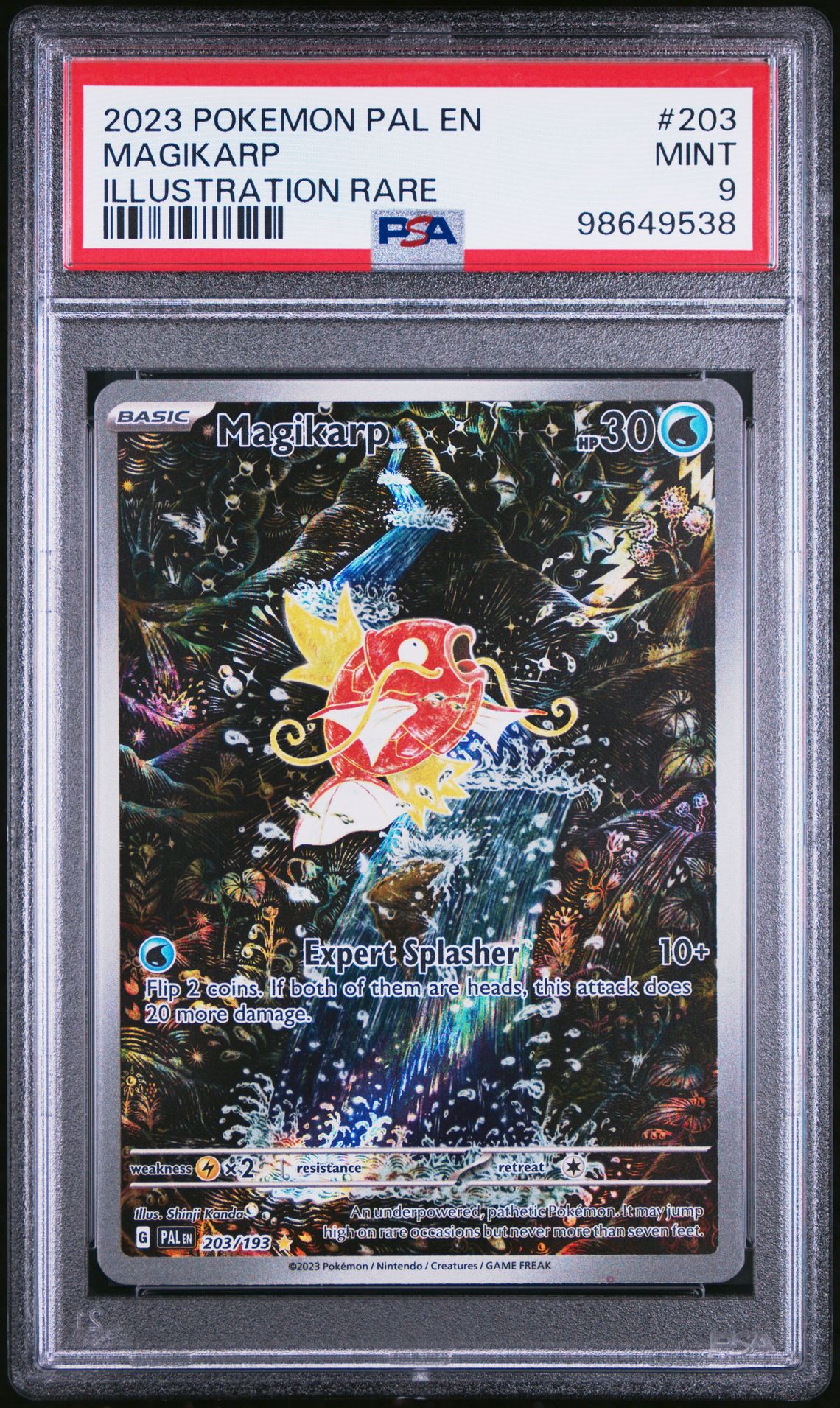 2023 Pokemon POKEMON PAL EN-PALDEA EVOLVED Holo #203 Magikarp front