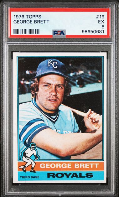 1976 Topps George Brett #19 Ex 5 front