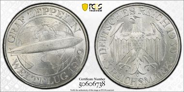 1930-A 3 Mk Zeppelin J-342 MS64