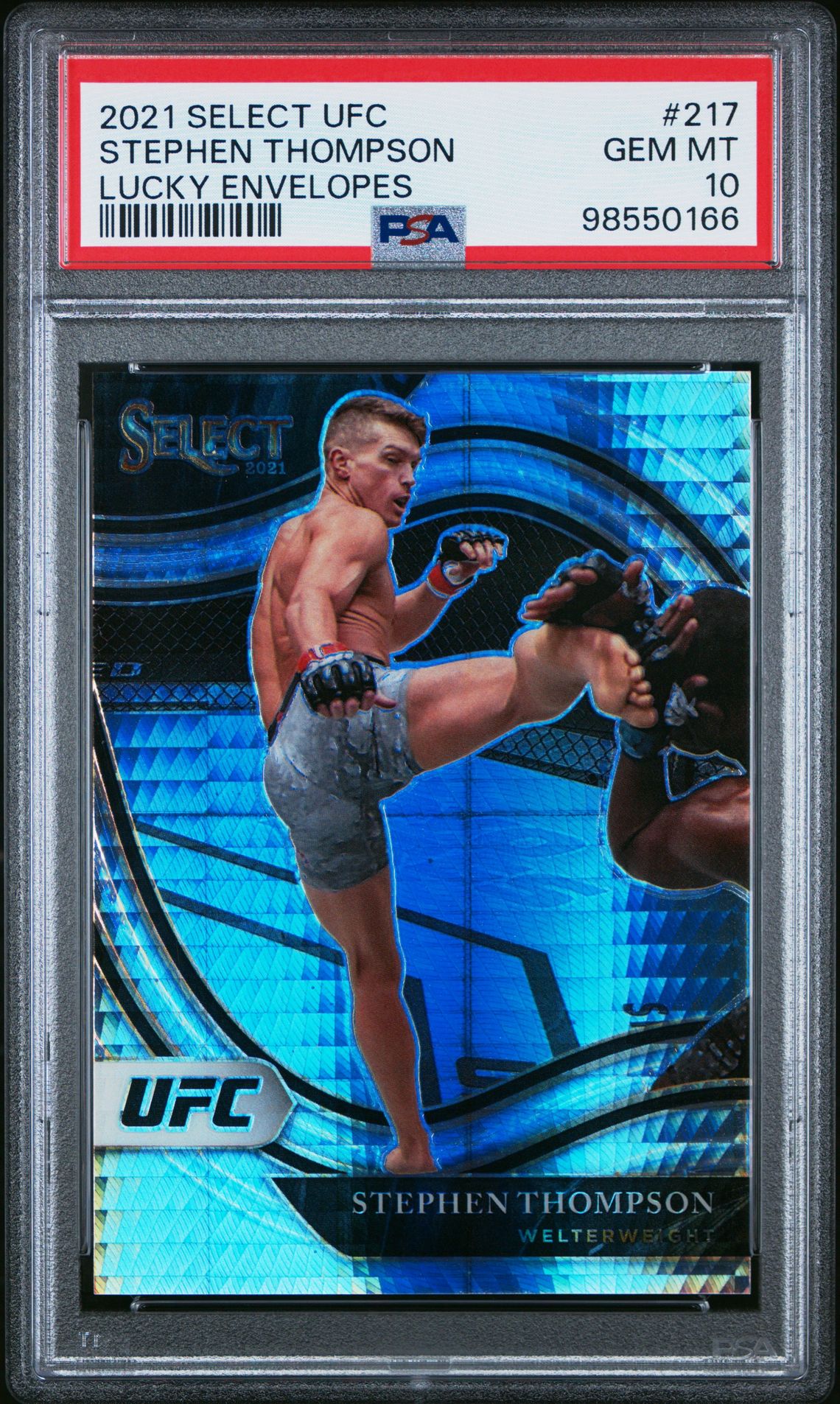 2021 Panini PANINI SELECT UFC LUCKY ENVELOPES #217 Stephen Thompson front