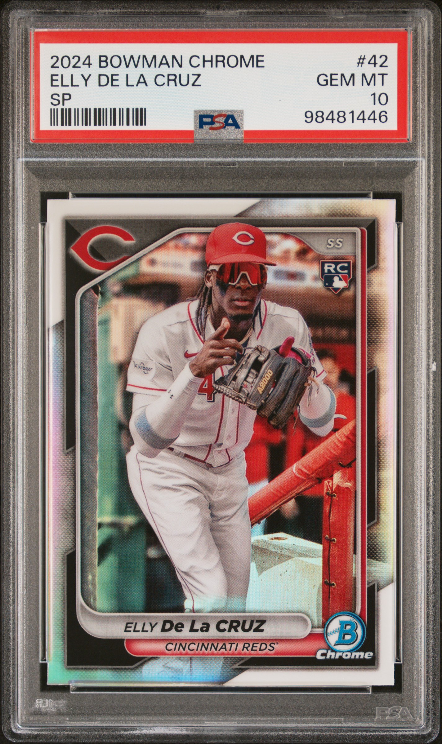 2024 Bowman Chrome Elly De La Cruz Sp #42 PSA 10