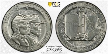 1936 50C Gettysburg N1