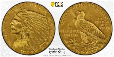 1927 $2.50 MS62