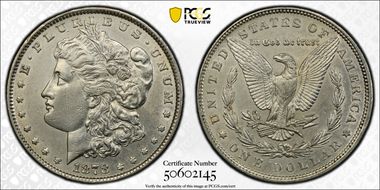 1878 7TF $1 Reverse of 1879 N1