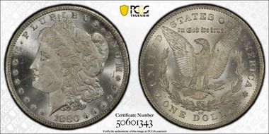 1880/79-CC $1 VAM 4, 80/79, Rev. of 78 MS65