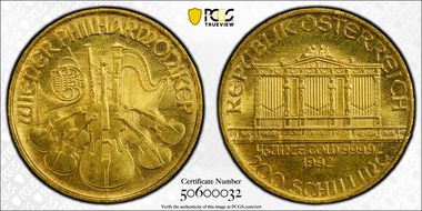 1992 200 Sch Vienna Philharmonic MS69