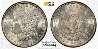 1888 $1 MS63