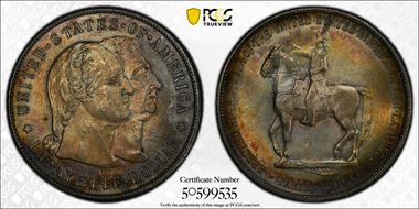 1900 $1 Lafayette MS64