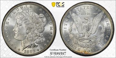 1883-CC $1 MS62