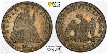 1846 $1 AU53