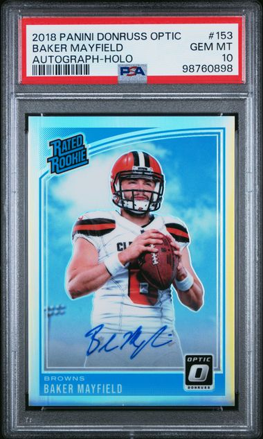 2018 Panini Panini Donruss Optic #153 Baker Mayfield front