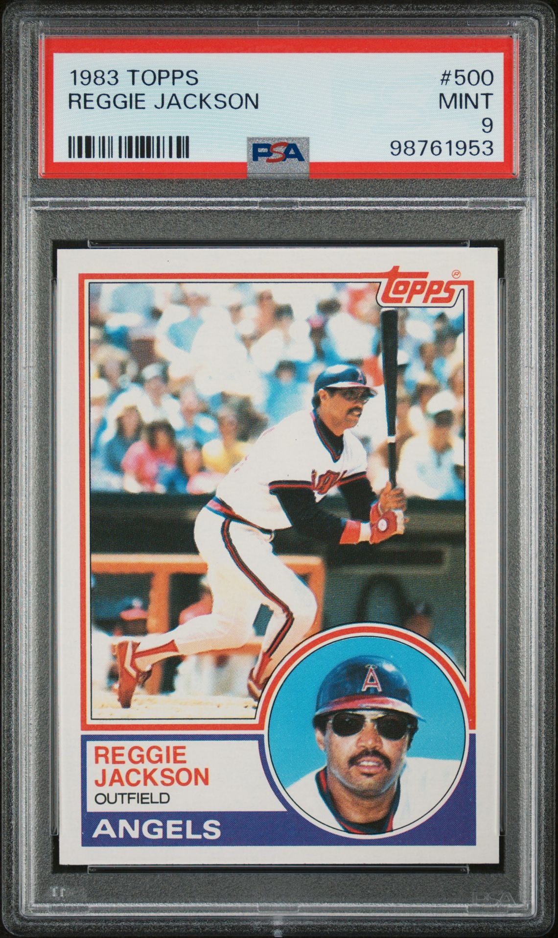1983 Topps TOPPS #500 Reggie Jackson front