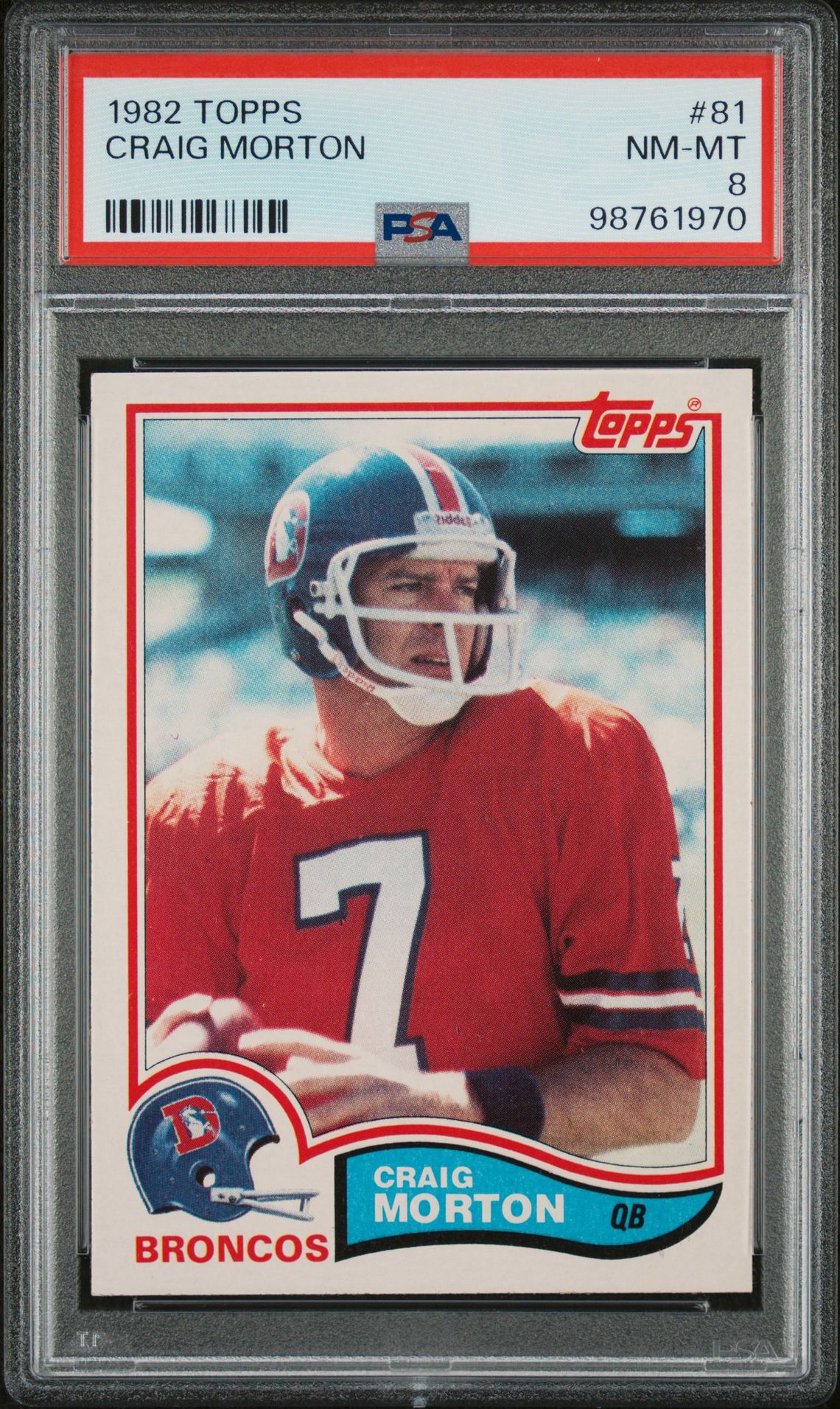 1982 Topps TOPPS #81 Craig Morton front