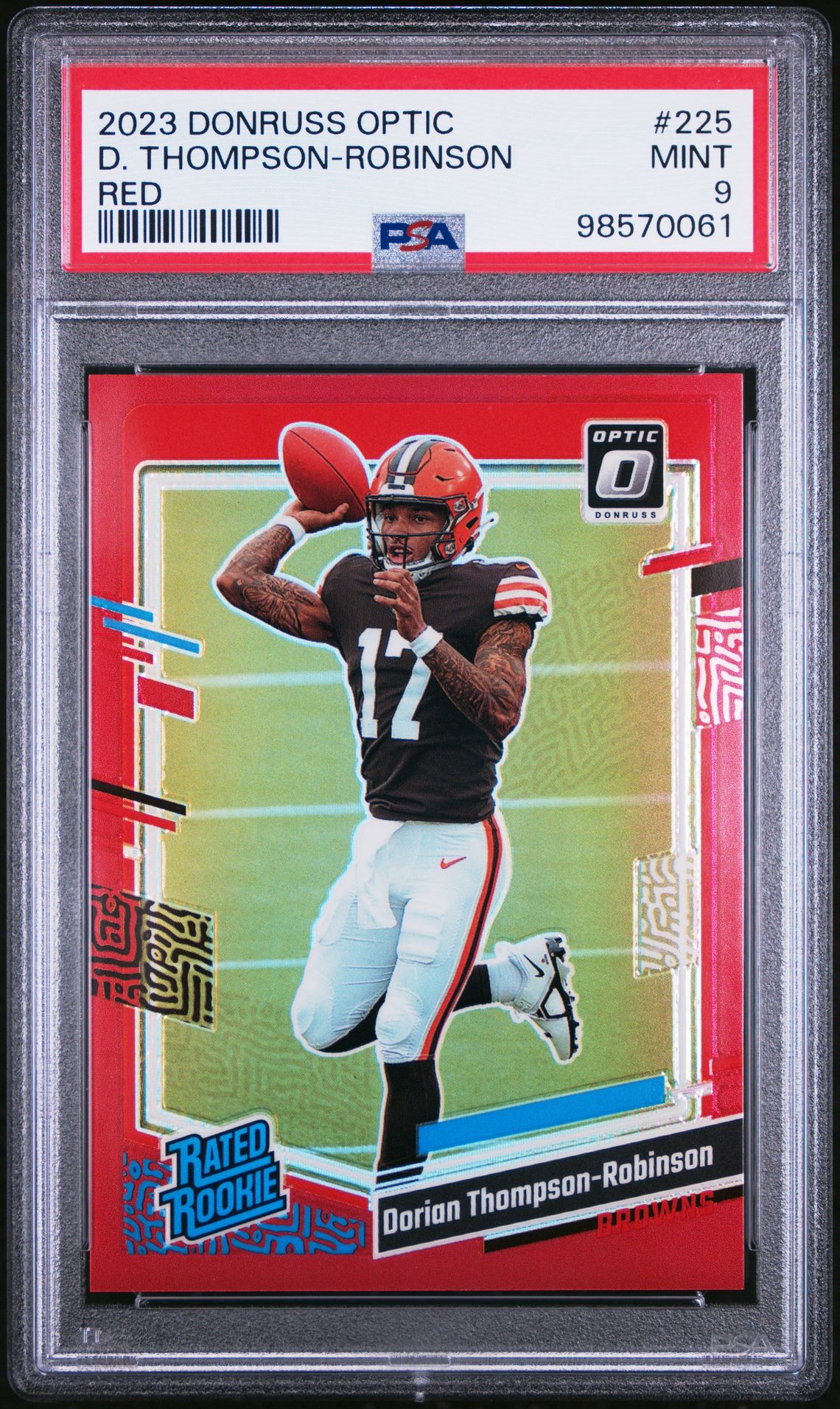 2023 Panini PANINI DONRUSS OPTIC RED #225 D. Thompson-Robinson front