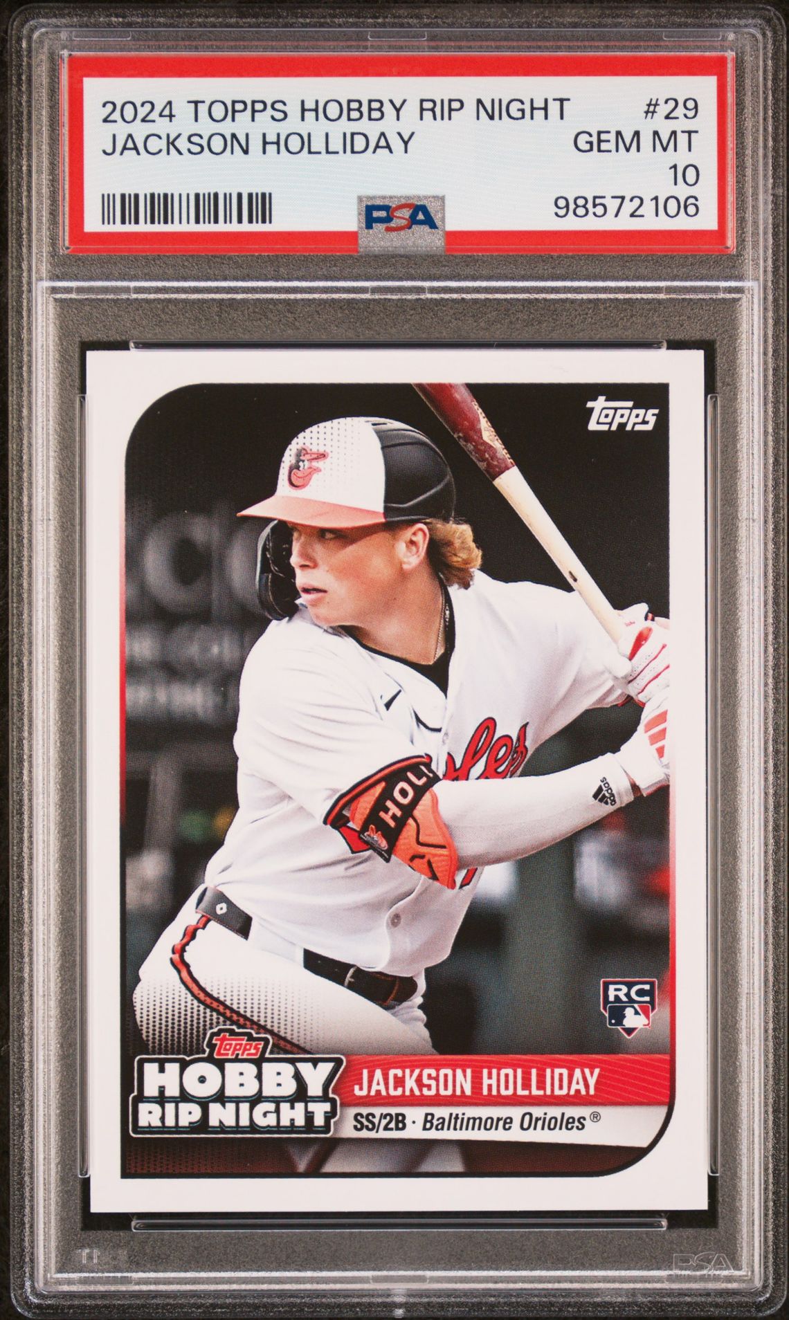 2024 Topps TOPPS HOBBY RIP NIGHT #29 Jackson Holliday front