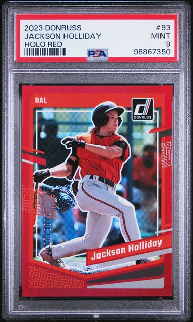 2023 Panini PANINI DONRUSS Red #93 Jackson Holliday front