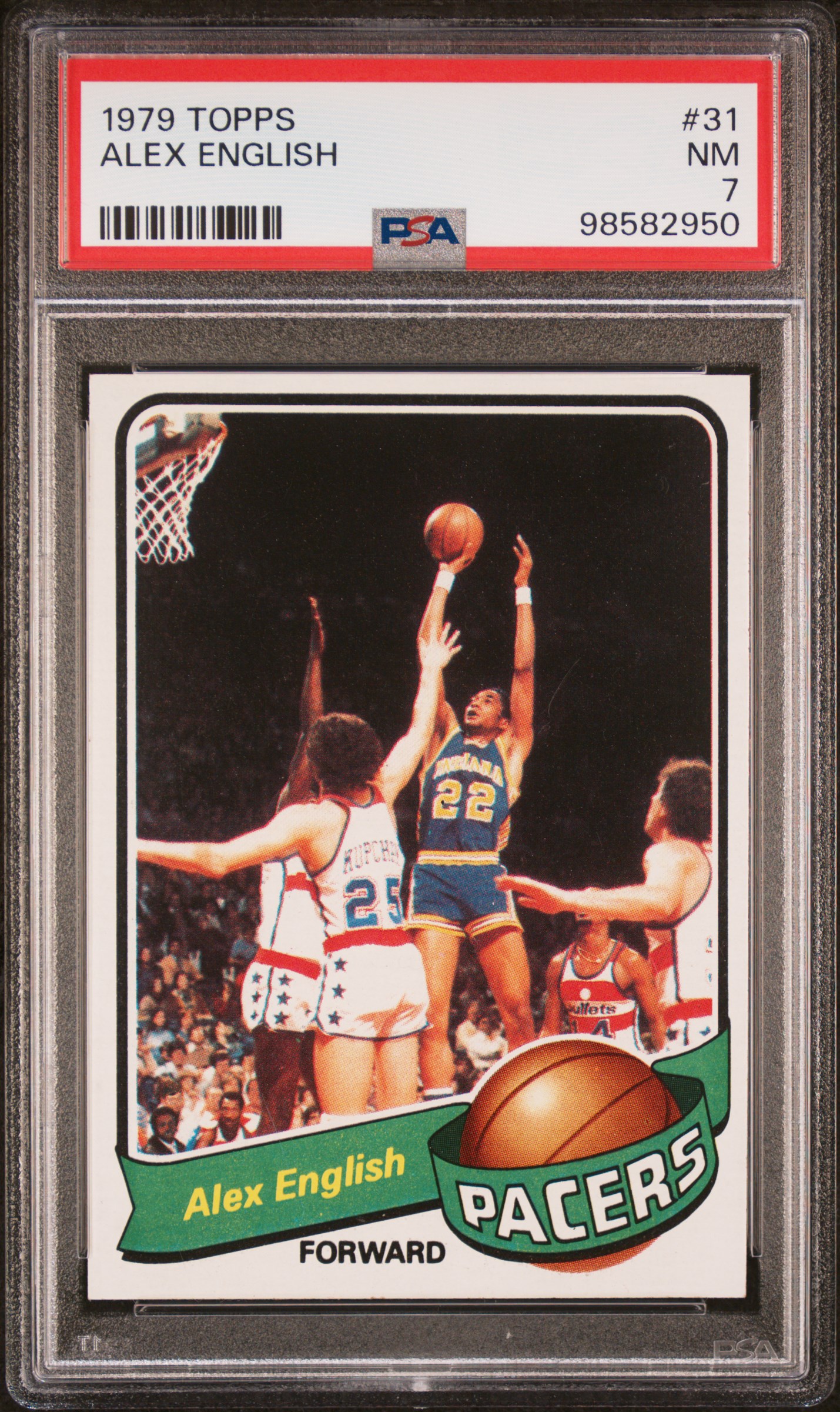 1979 Topps Alex English #31 Nm 7 front