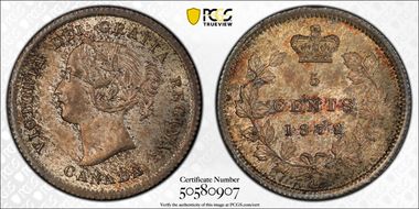 1872-H 5C ND Curved Blunt 7 MS66