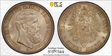 1888-A 2 Mk J-98 Friedrich MS66