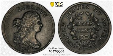 1803 1/2C C-1 XF45BN