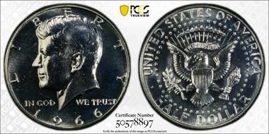 1966 50C SMS No "FG" SP67