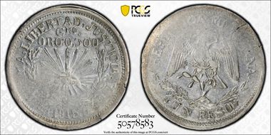 1915-GRO Peso KM-642 GB-207 AU55