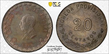 1915 20C KM-729.1 GB-327 MS62BN
